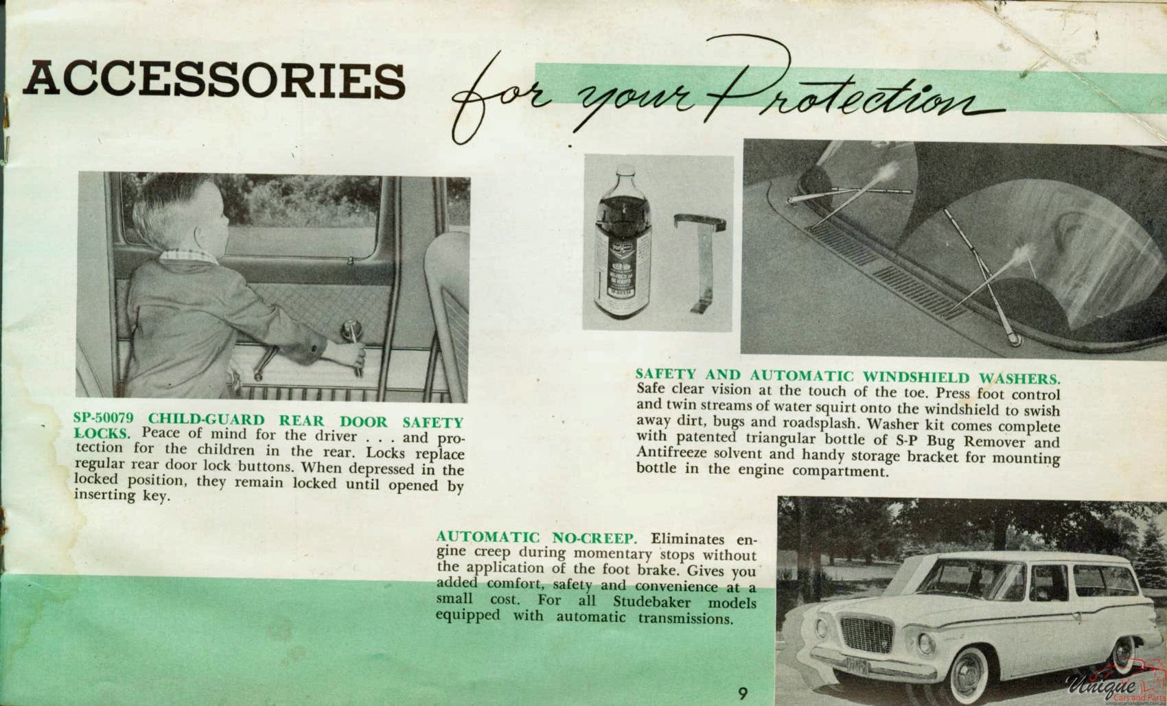 1961 Studebaker Lark Accessories Booklet Page 13